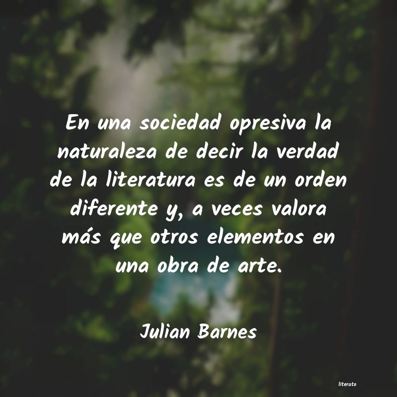 frases de Julian Barnes