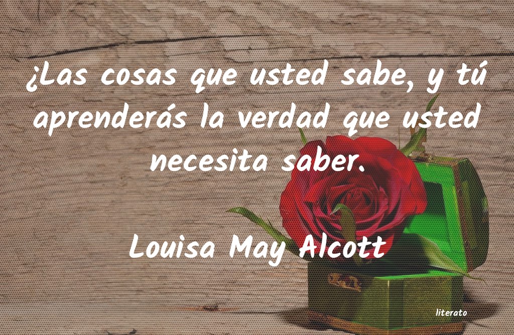 frases de Louisa May Alcott