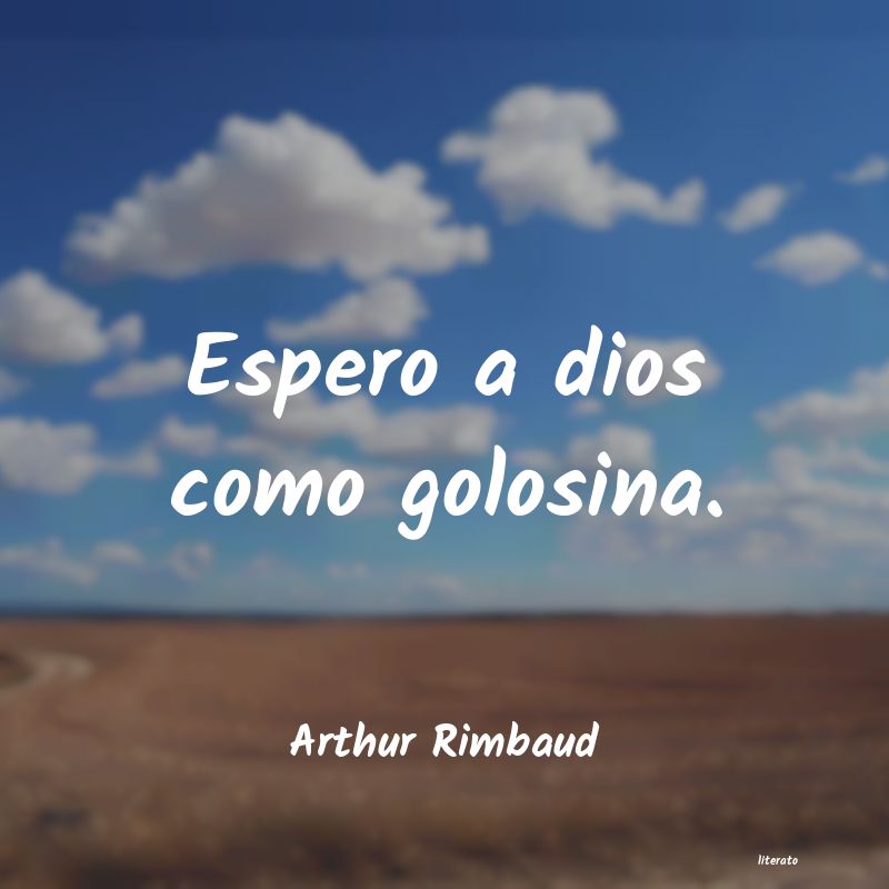 frases de Arthur Rimbaud