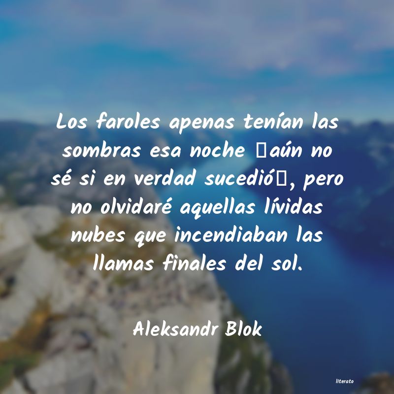 Frases de Aleksandr Blok