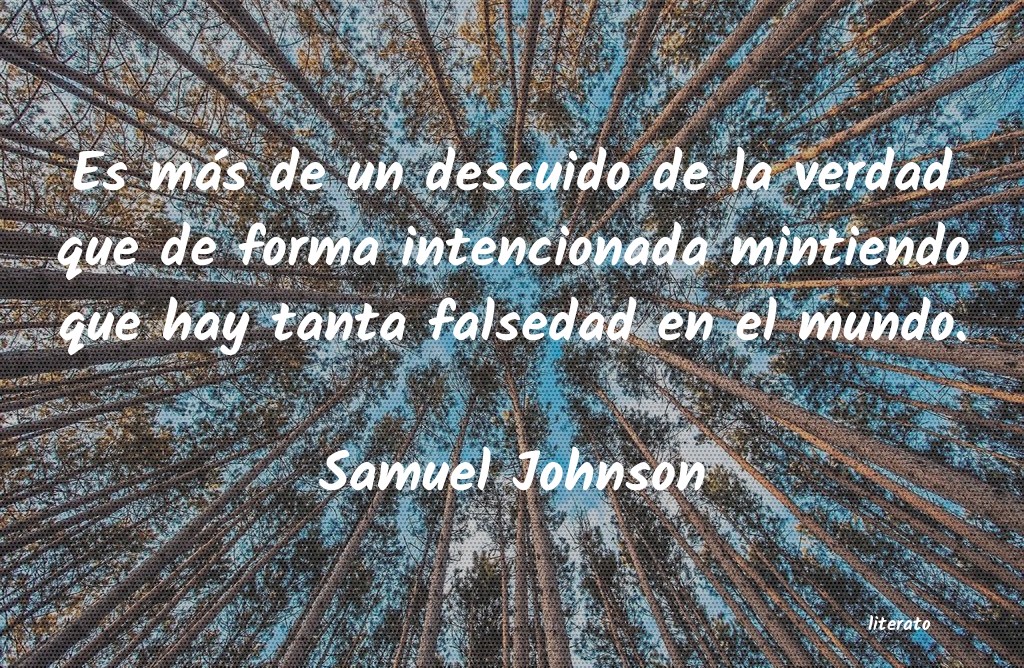 frases de Samuel Johnson