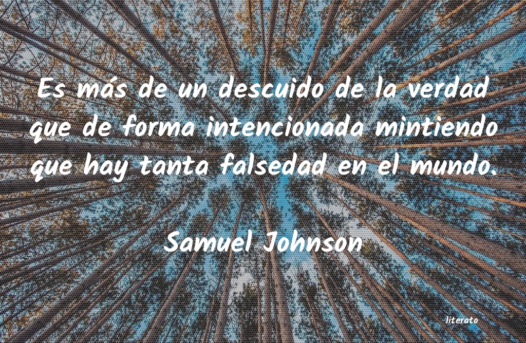 Frases de Samuel Johnson