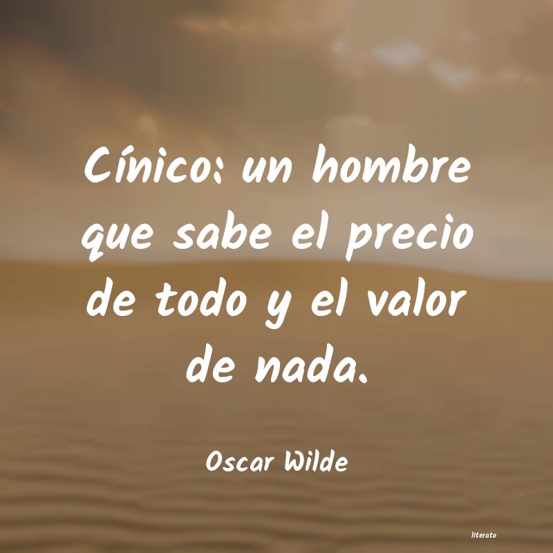 Frases de Oscar Wilde