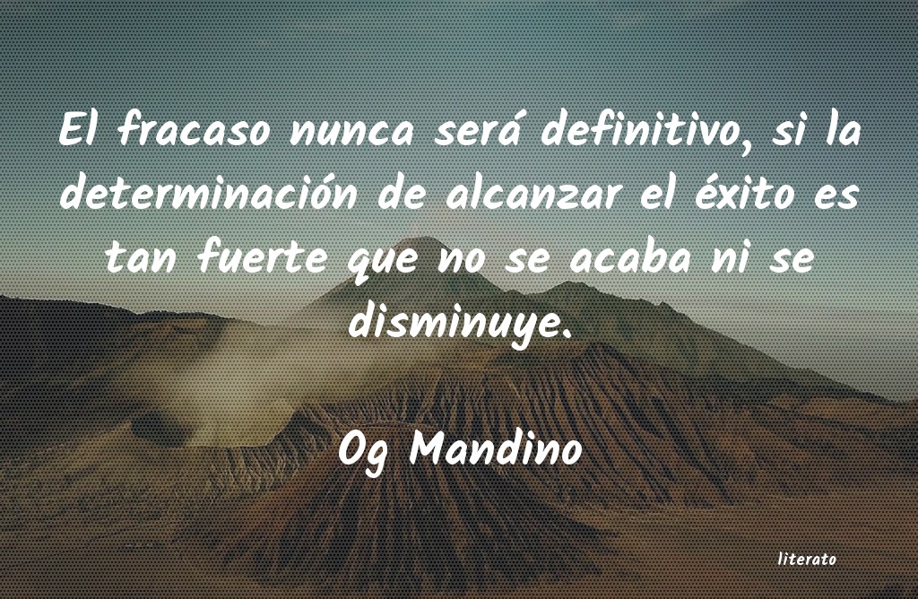 frases de Og Mandino