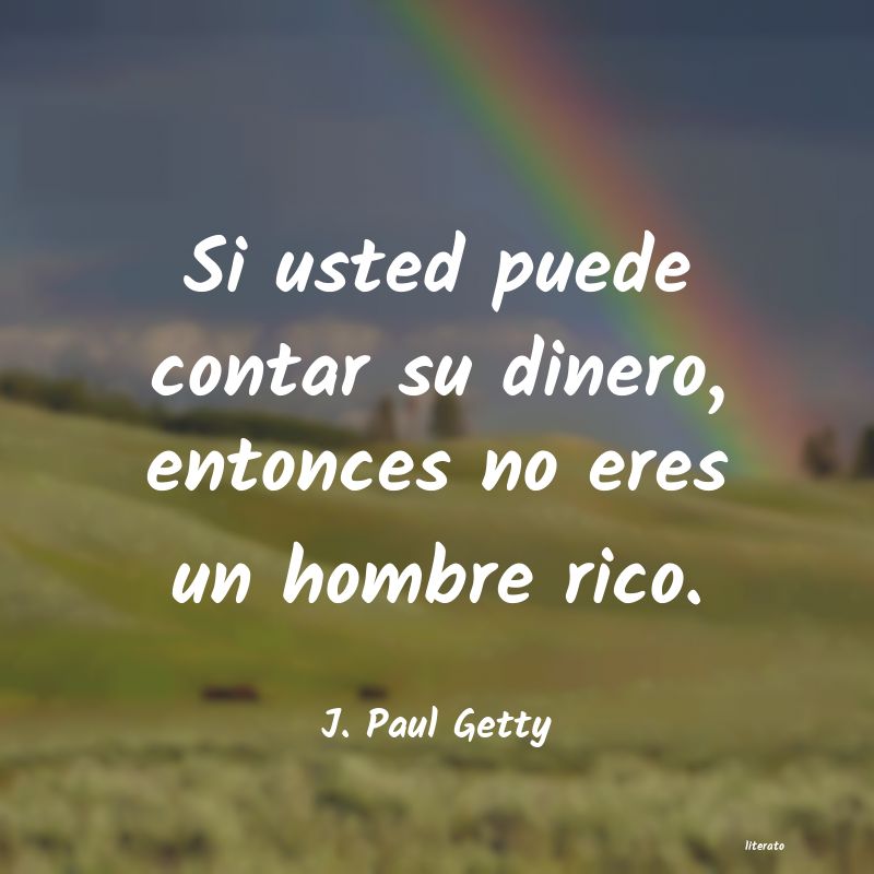 frases de J. Paul Getty