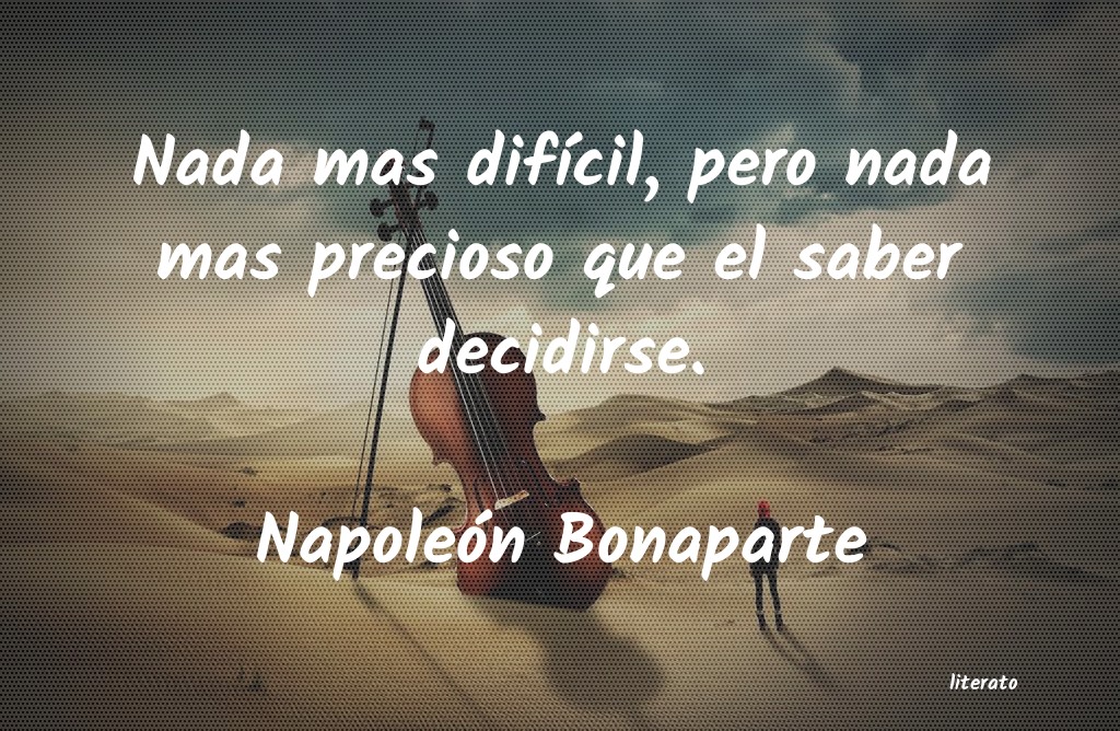 Frases de Napoleón Bonaparte