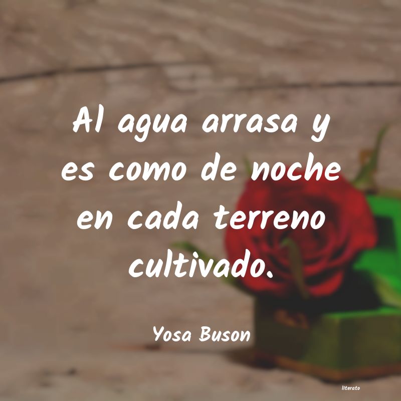 frases de Yosa Buson