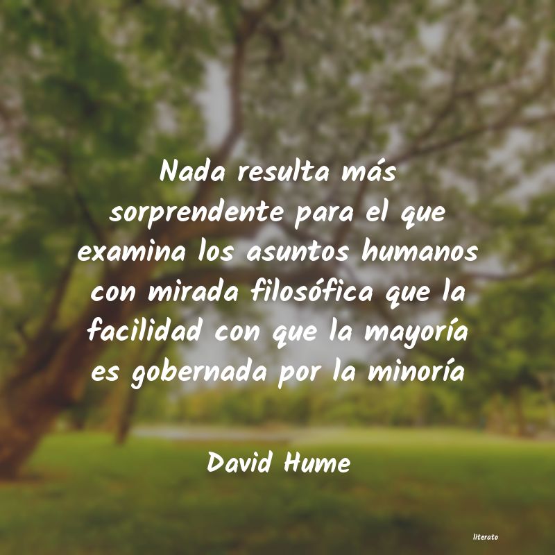 frases de David Hume