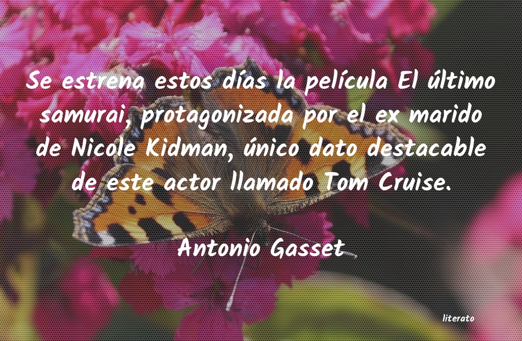 Frases de Antonio Gasset