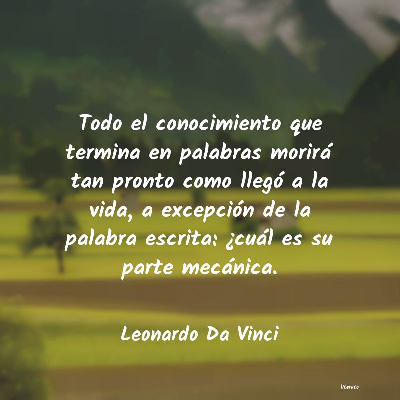 frases de Leonardo Da Vinci
