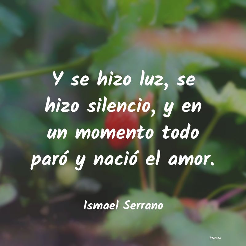 frases de Ismael Serrano
