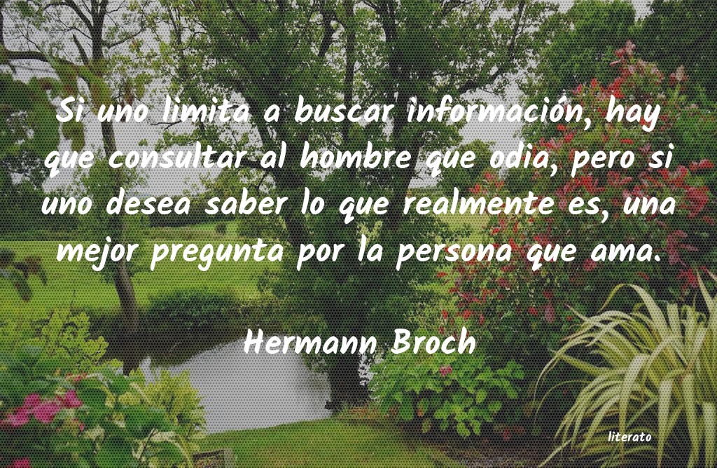 frases de Hermann Broch