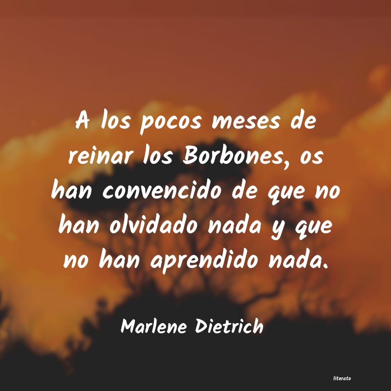 Frases de Marlene Dietrich