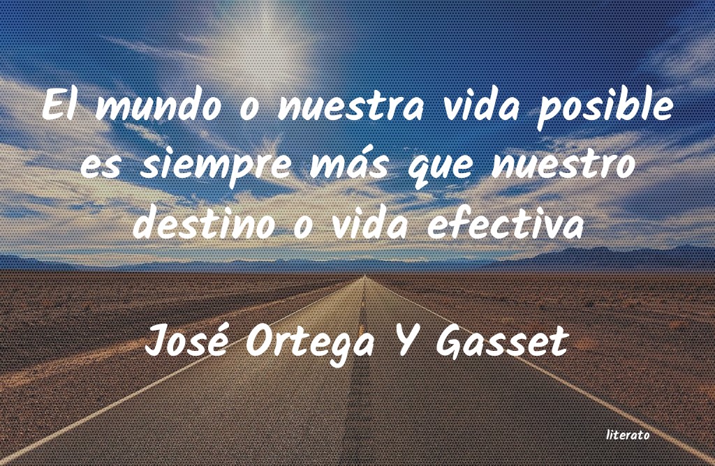 frases de José Ortega Y Gasset
