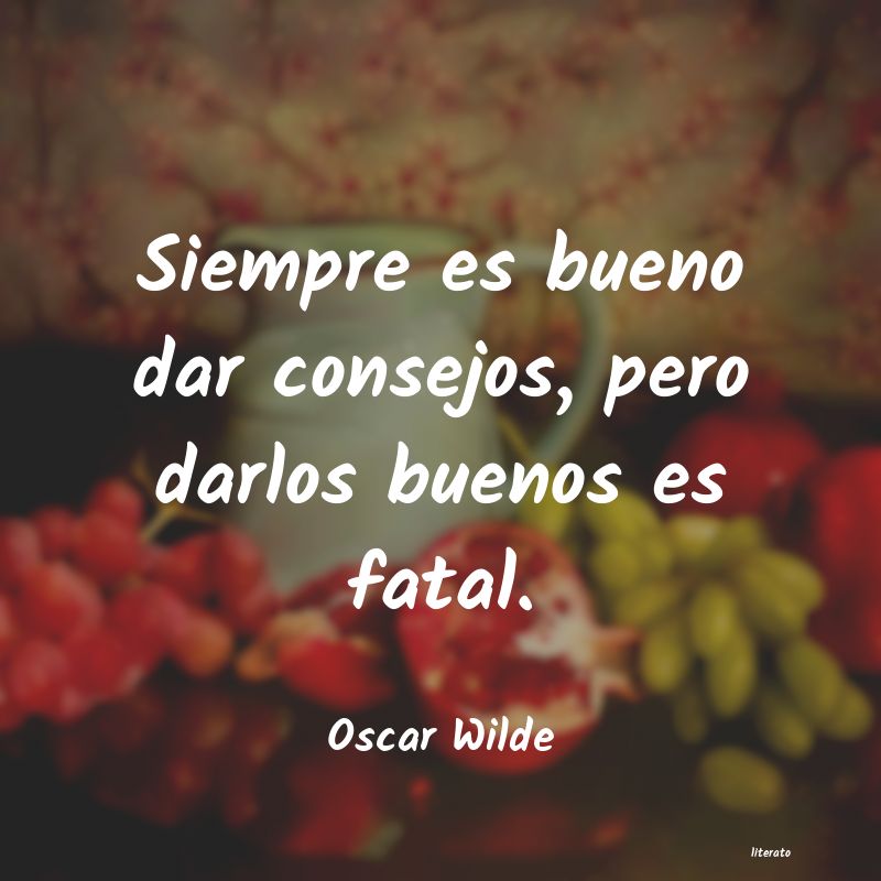 frases de Oscar Wilde