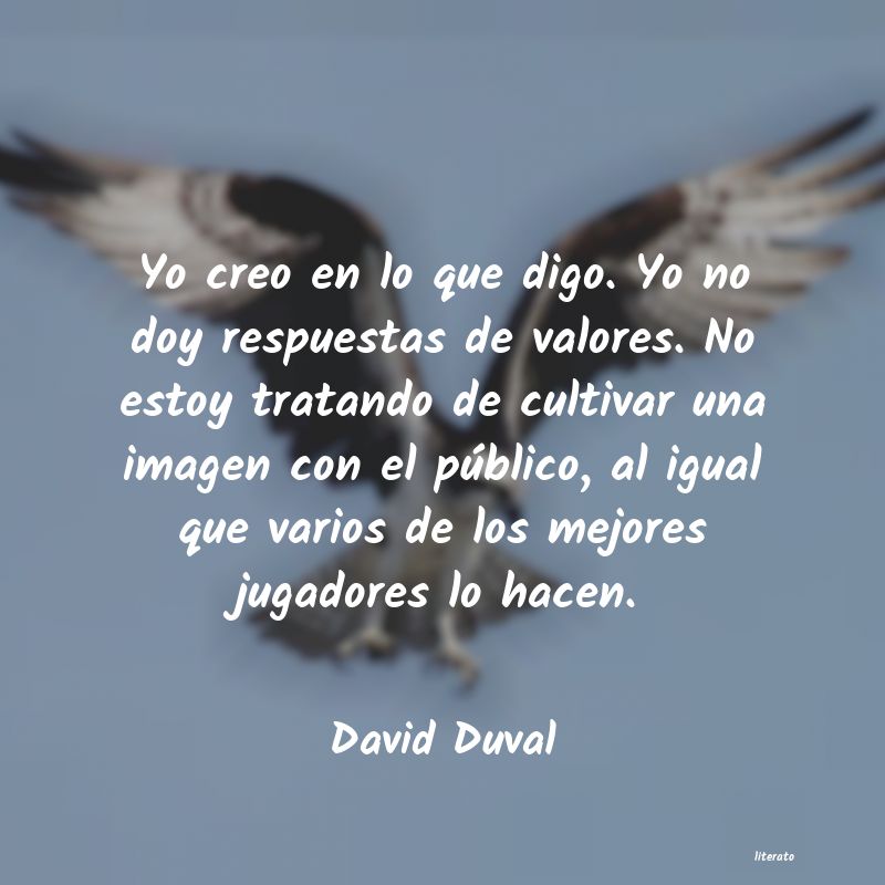 Frases de David Duval