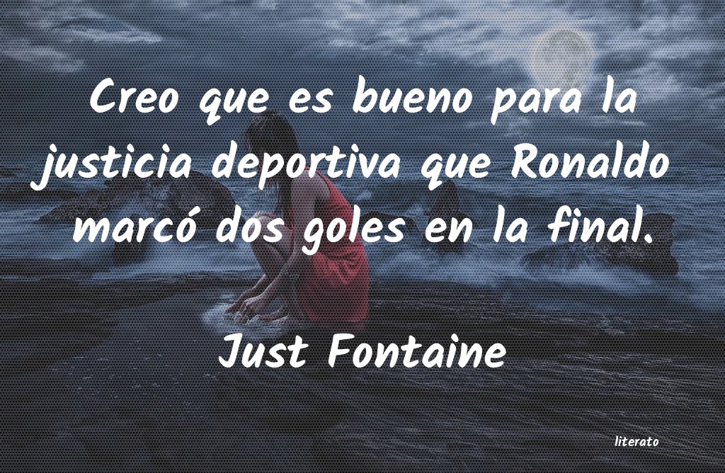 frases de Just Fontaine