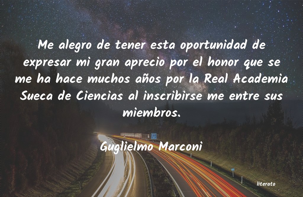 frases de Guglielmo Marconi