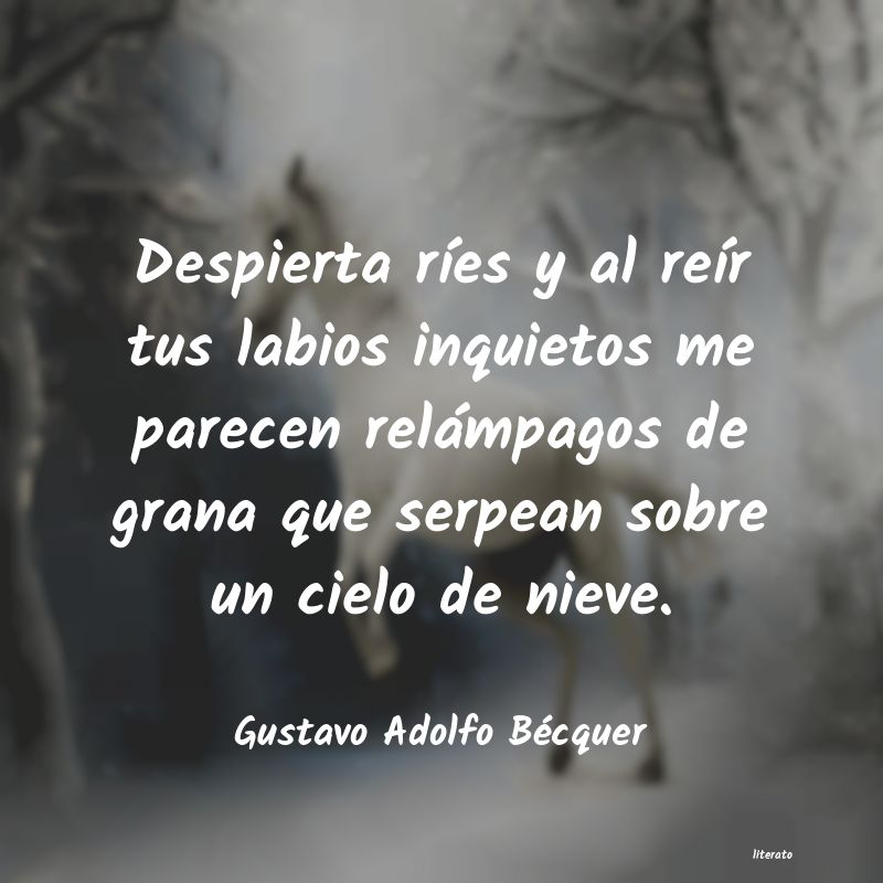 Frases de Gustavo Adolfo Bécquer