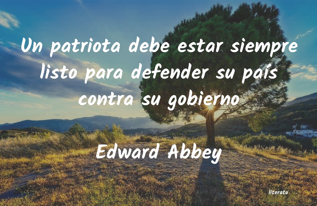 frases de Edward Abbey