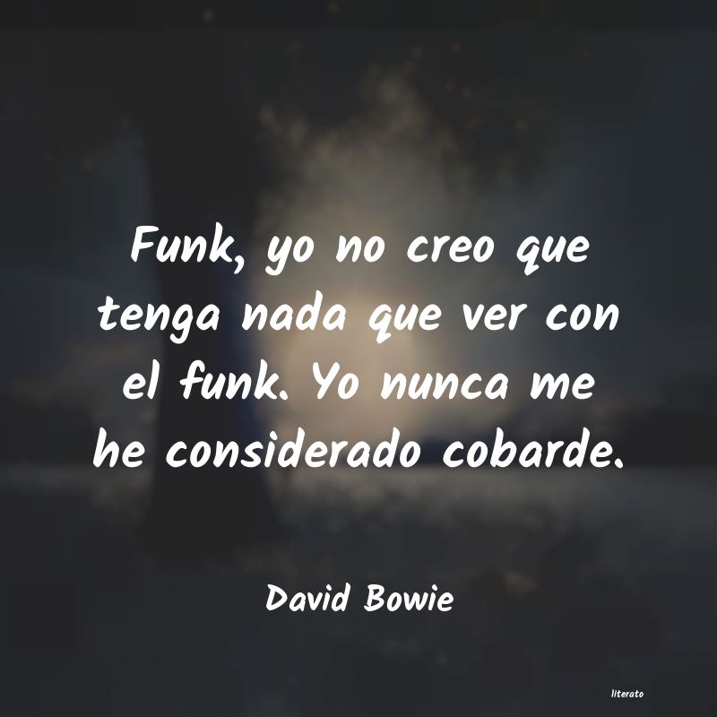 frases de David Bowie