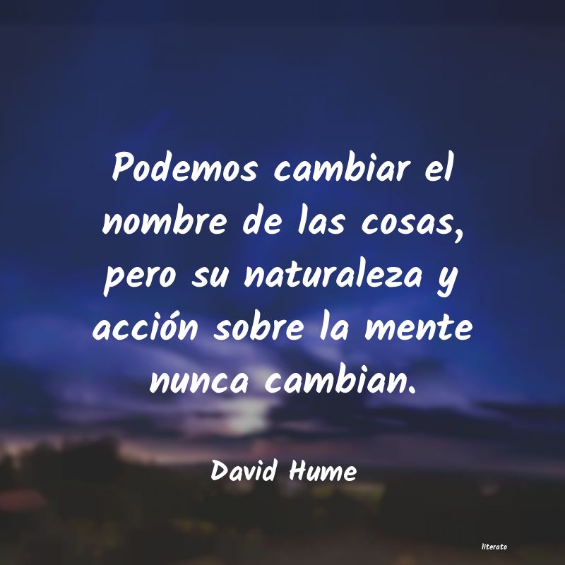 frases de David Hume