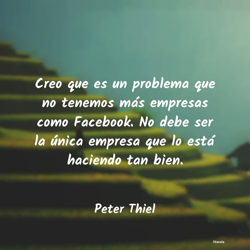 Frases de Peter Thiel