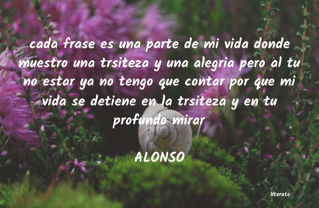 Frases de ALONSO