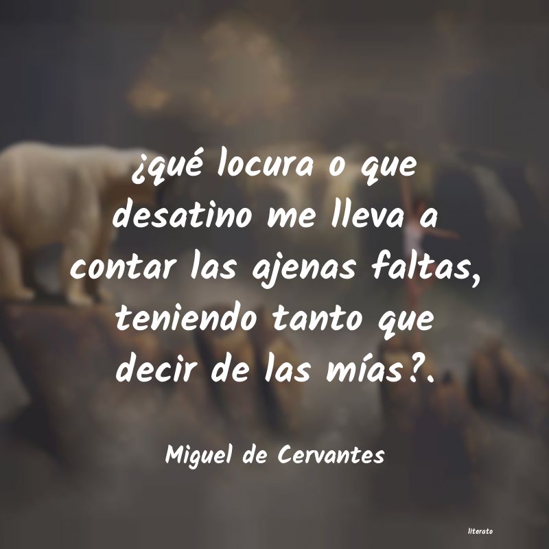 Frases de Miguel de Cervantes