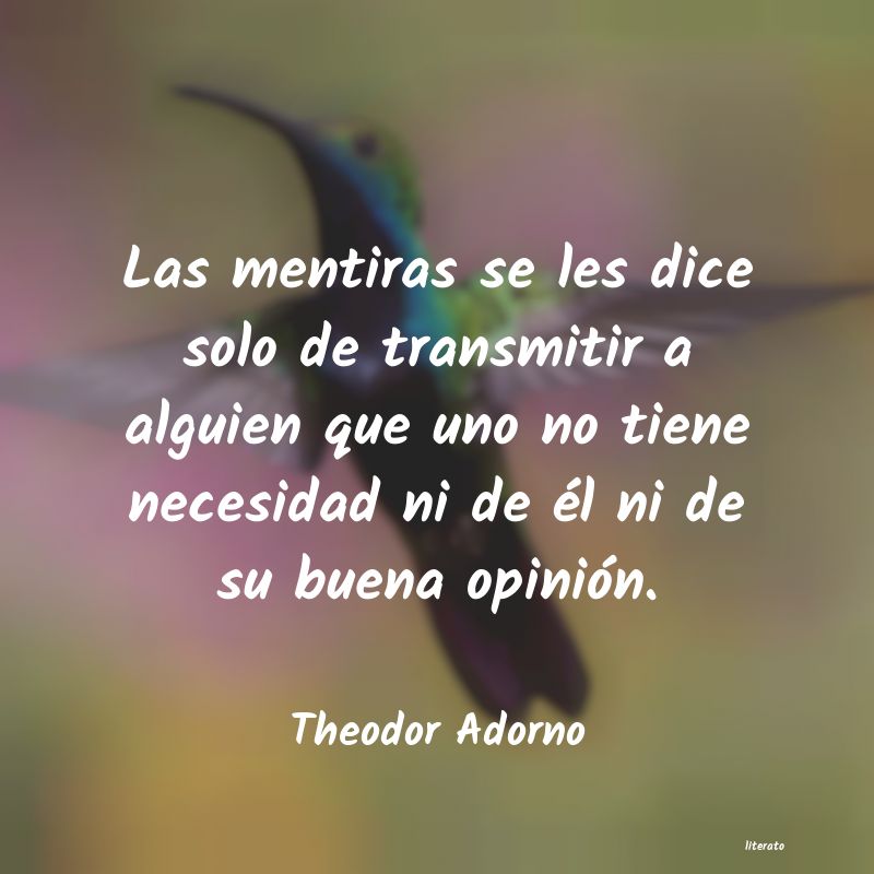 Frases de Theodor Adorno