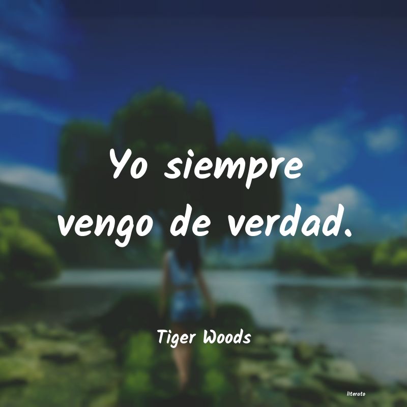 frases de Tiger Woods