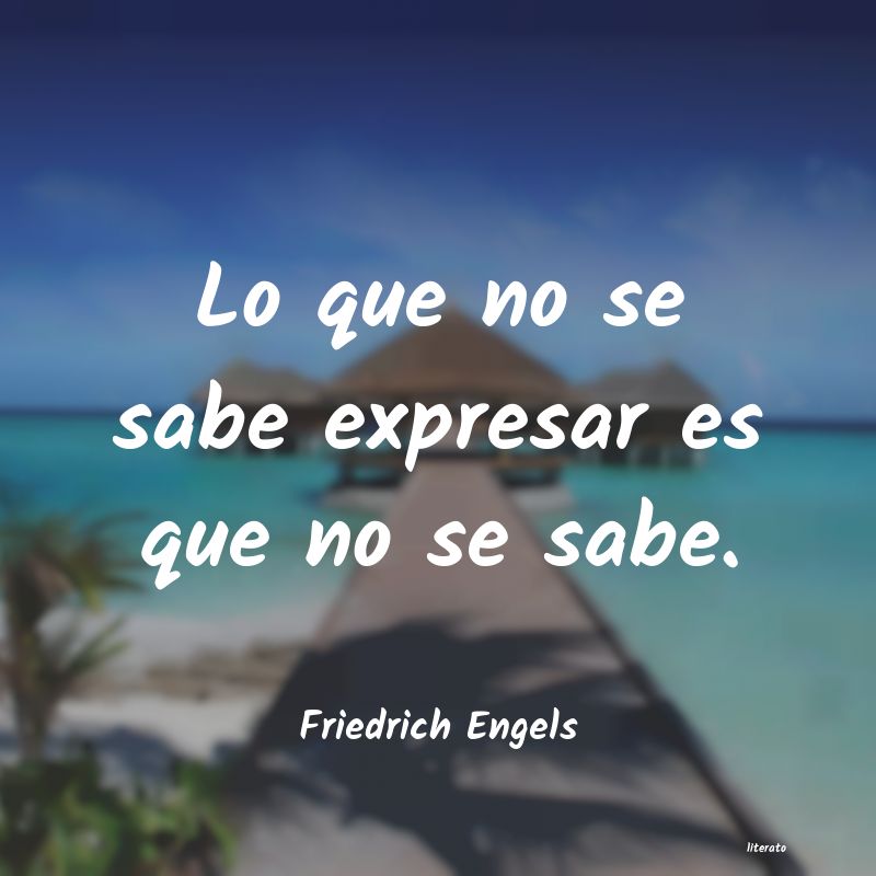 frases de Friedrich Engels