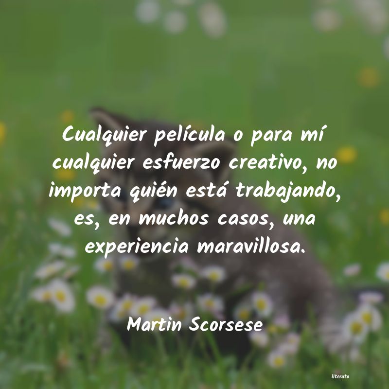 Frases de Martin Scorsese