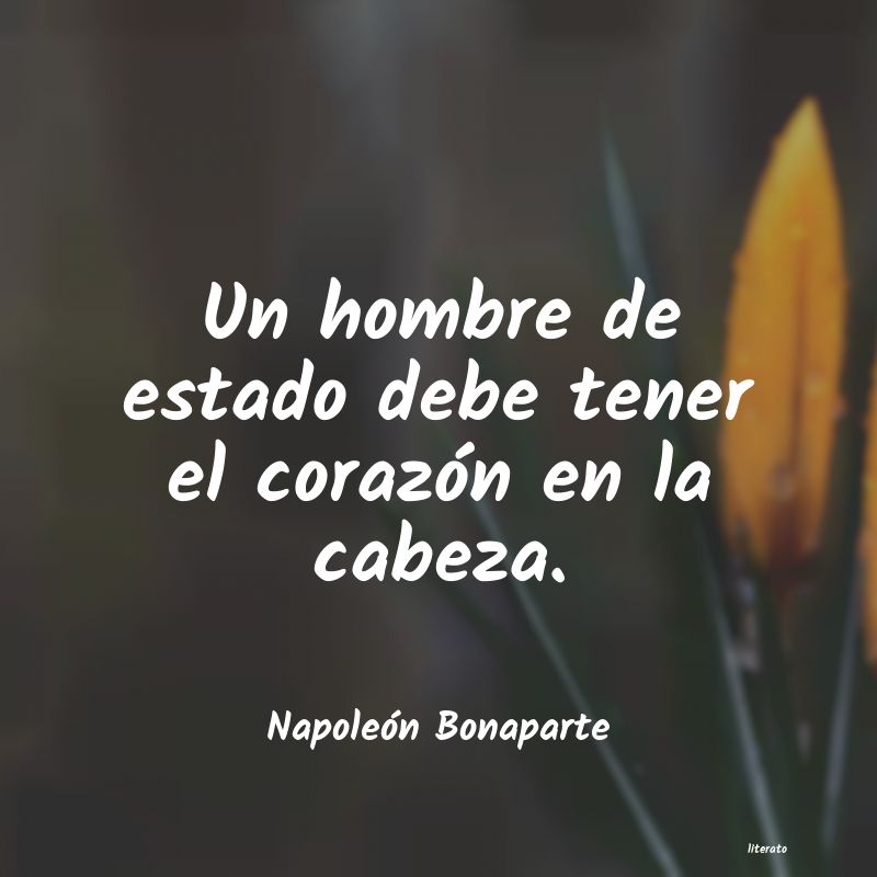 frases de Napoleón Bonaparte