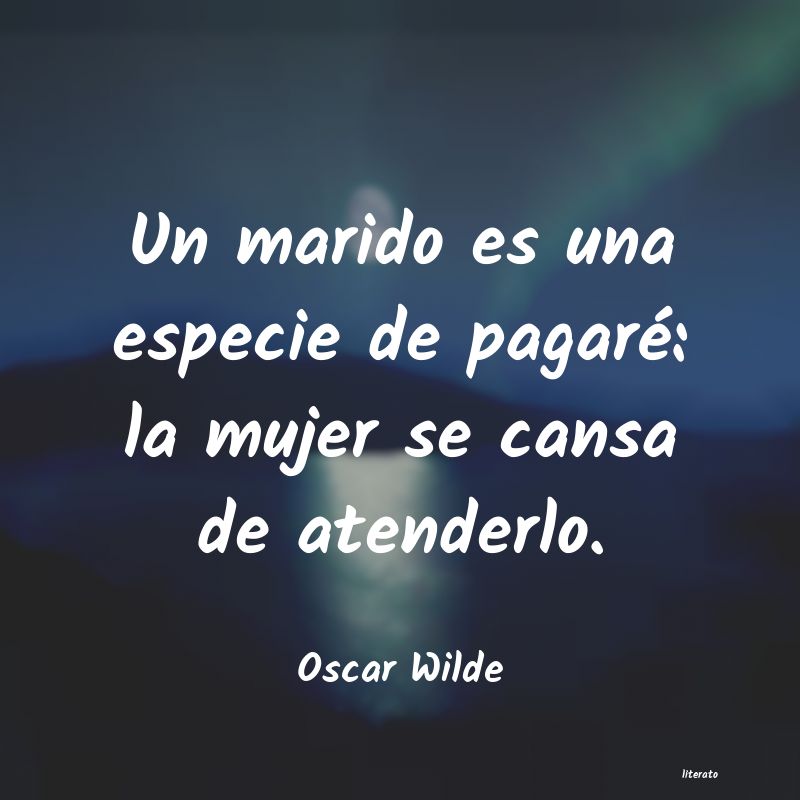 frases de Oscar Wilde