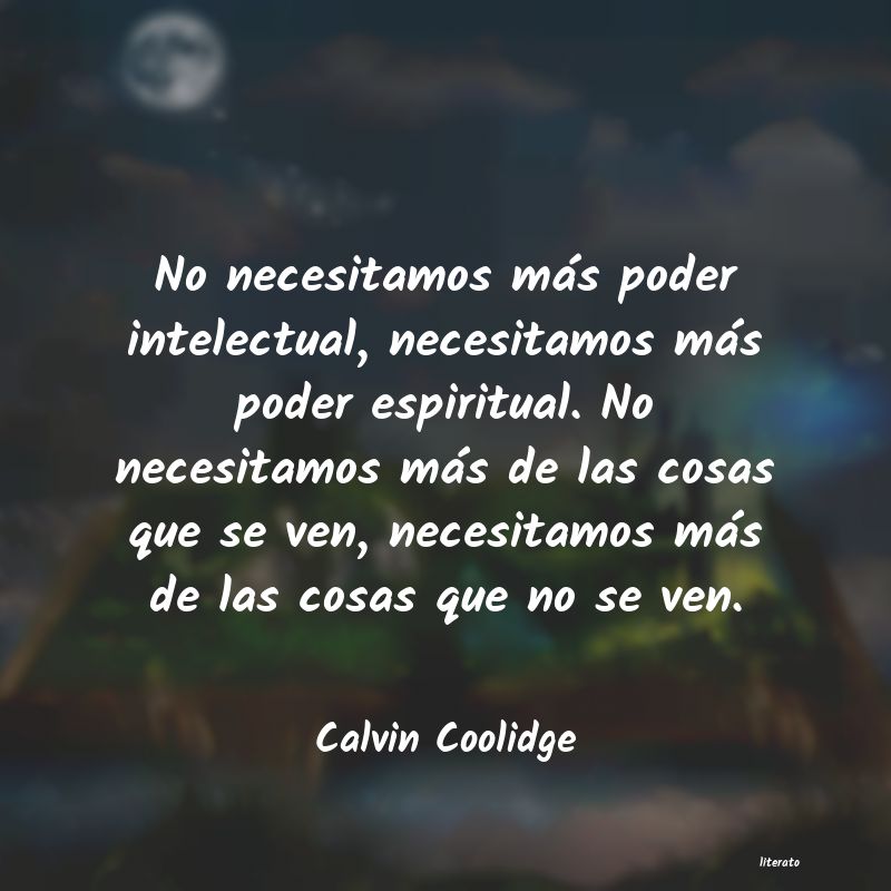 Frases de Calvin Coolidge