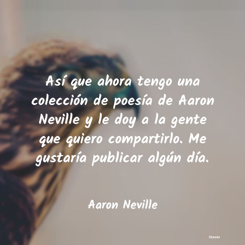 frases de Aaron Neville