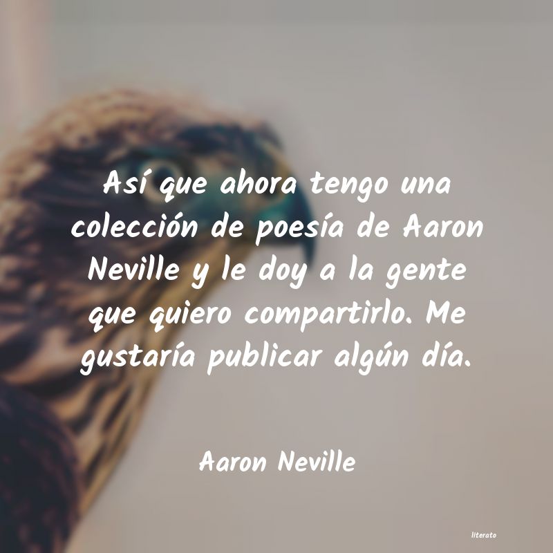 Frases de Aaron Neville