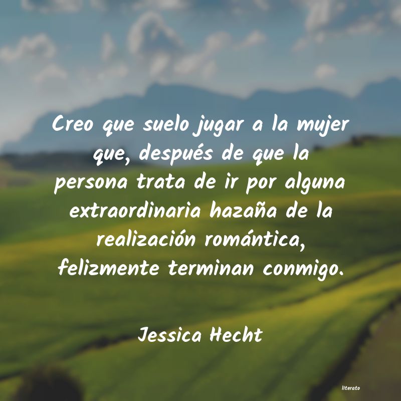 Frases de Jessica Hecht