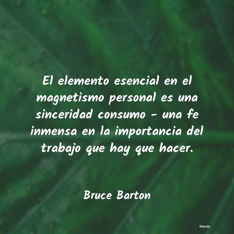 frases de Bruce Barton