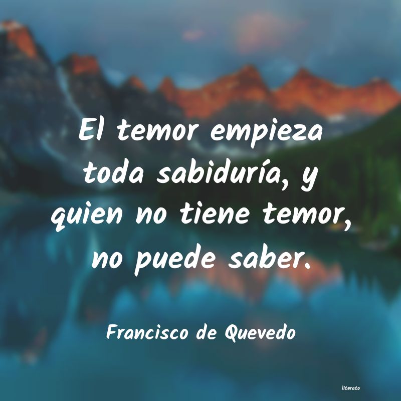 frases de Francisco de Quevedo
