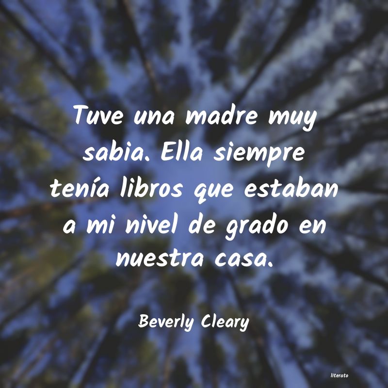 frases de Beverly Cleary