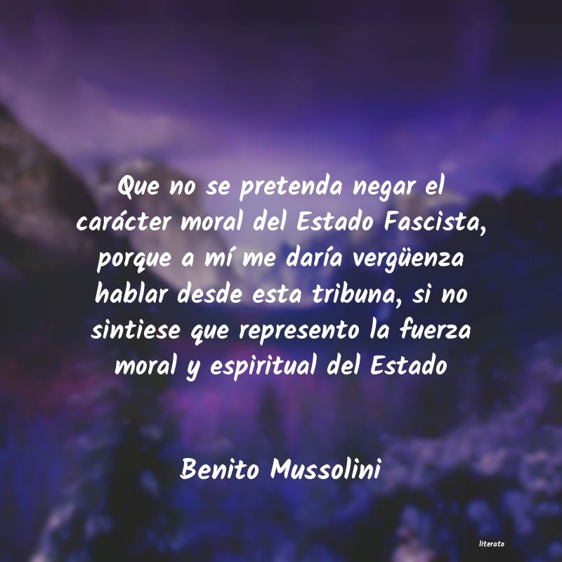 Frases de Benito Mussolini