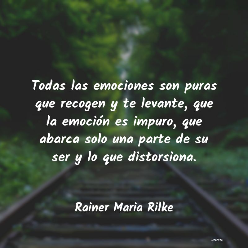 frases de Rainer Maria Rilke
