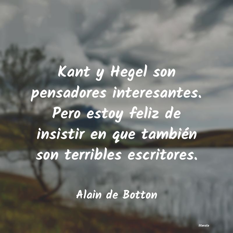 Frases de Alain de Botton