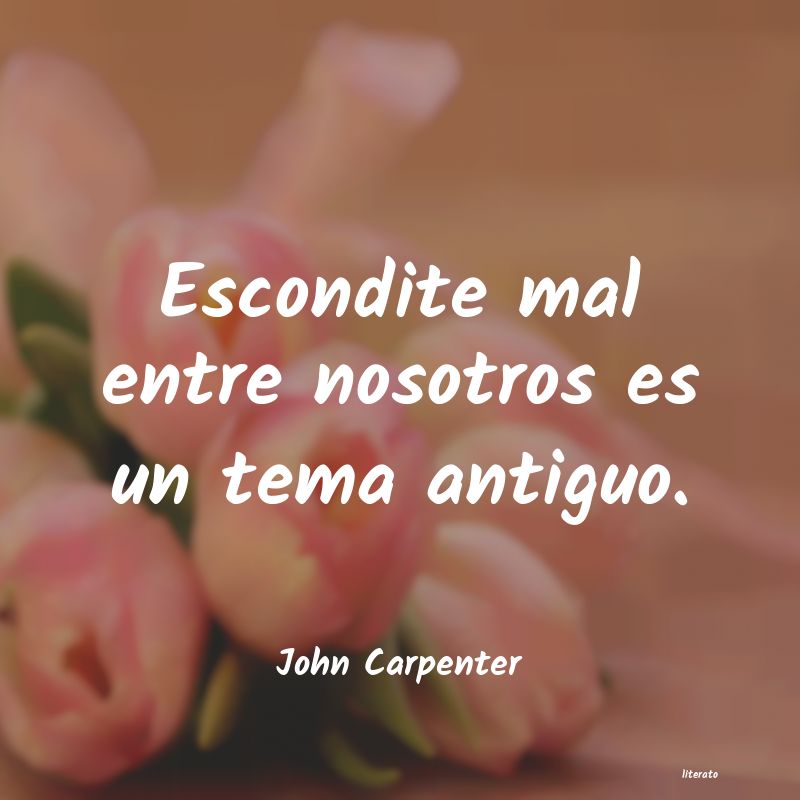 Frases de John Carpenter