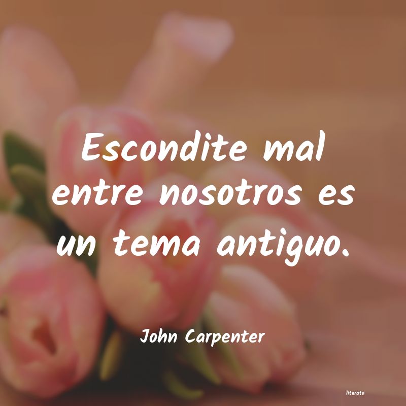 frases de John Carpenter