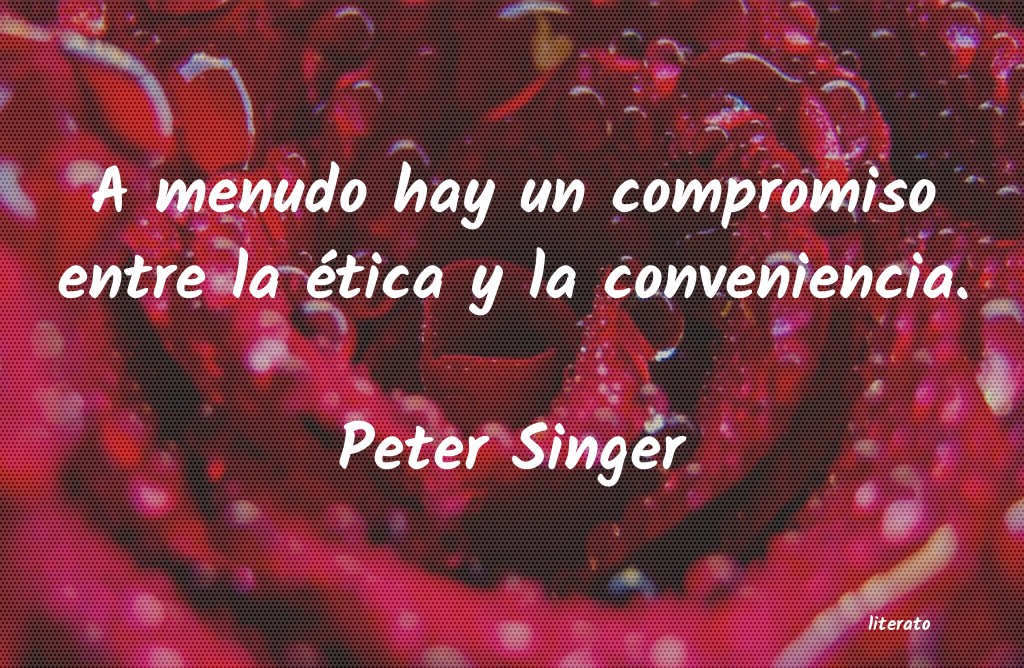 Frases de Peter Singer