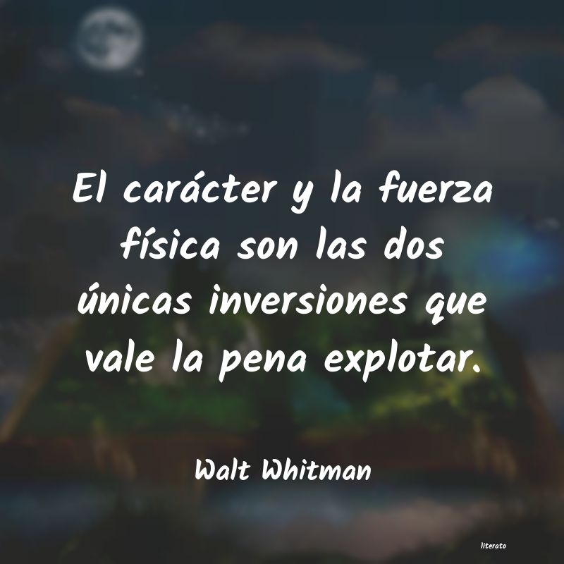 Frases de Walt Whitman