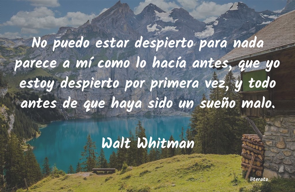 frases de Walt Whitman